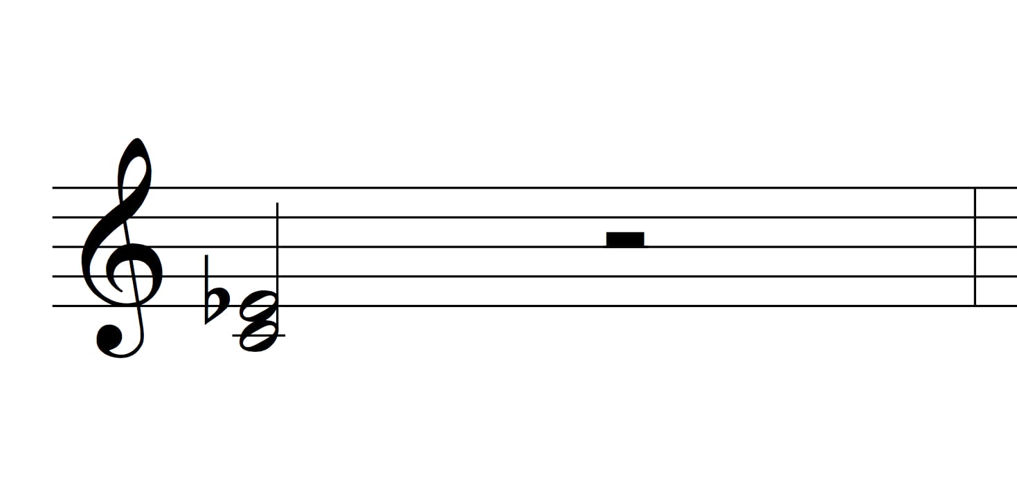 We note