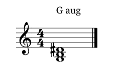 G augmented chord
