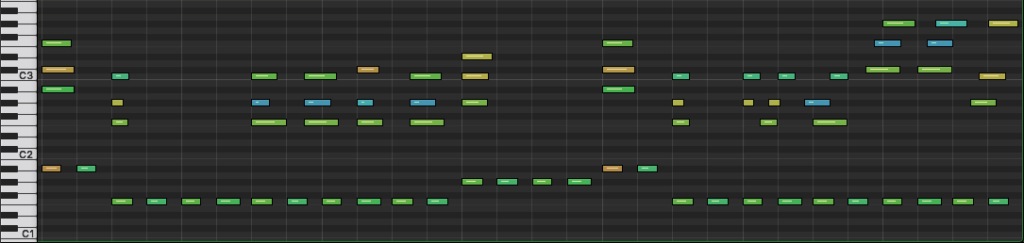 Exemple de fichier MIDI