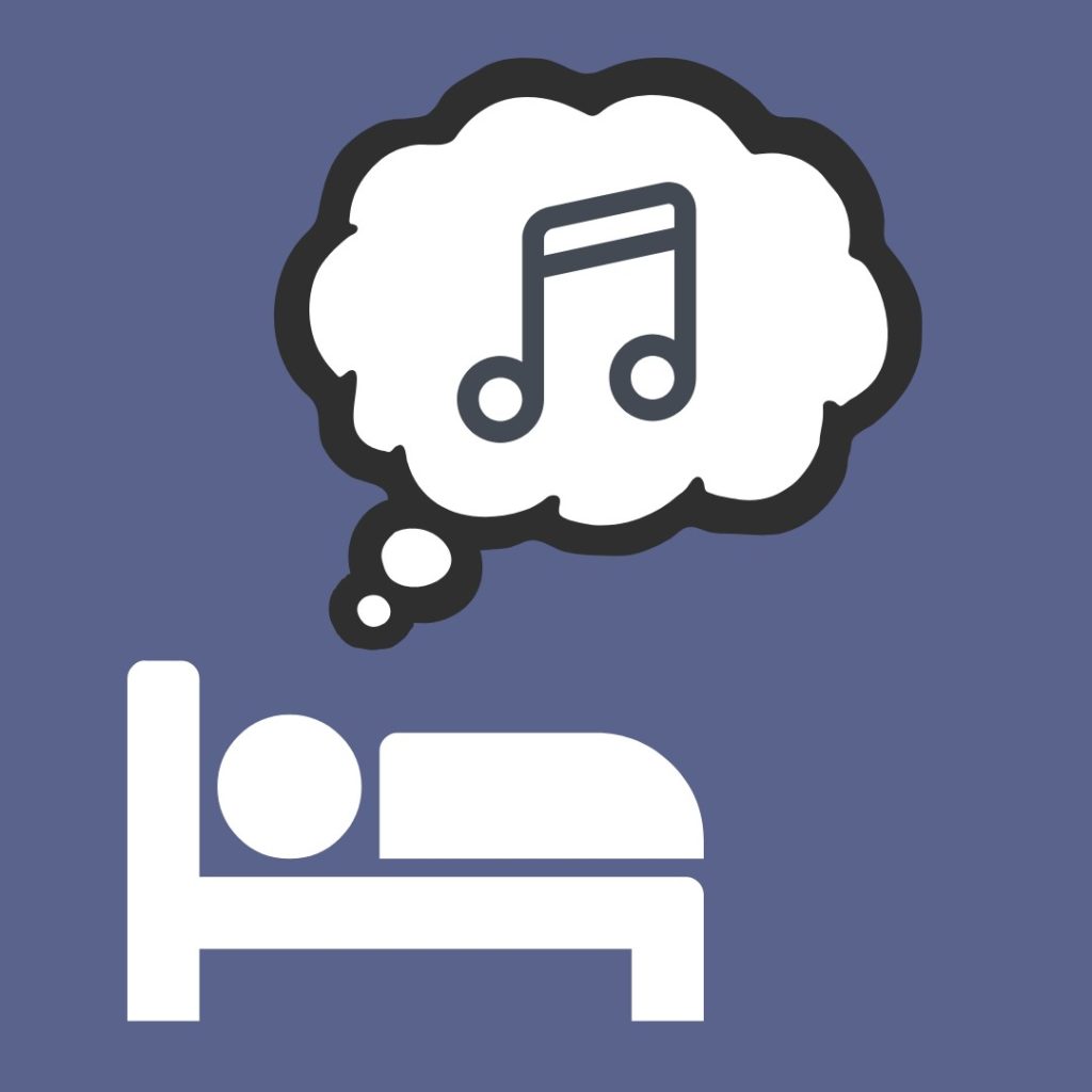 Sleeping musician