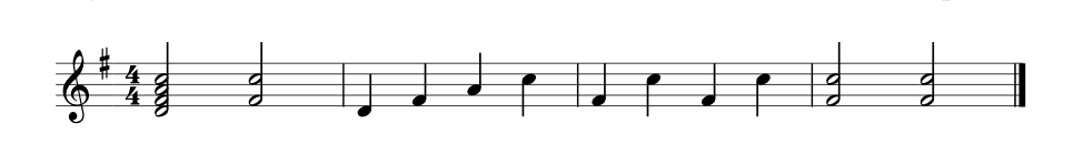 Secondary dominant tritone