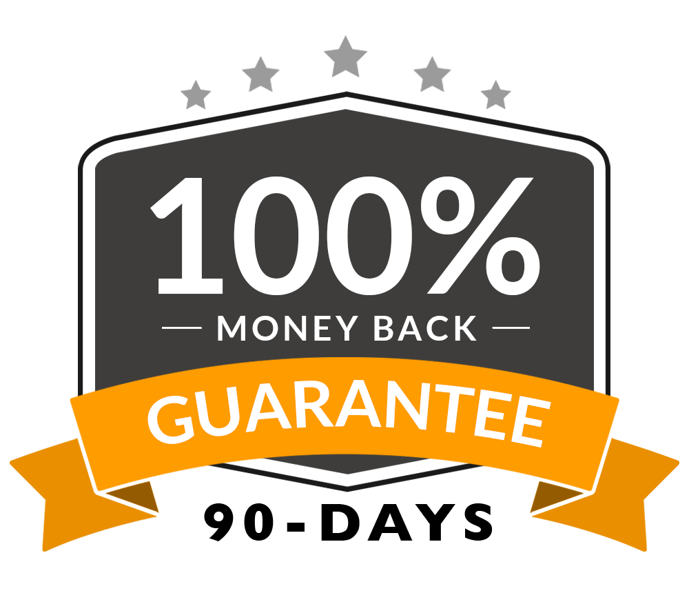 90-Day 100% Money-Back Guarantee