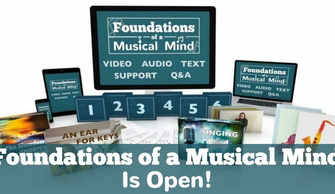 Foundations Of A Musical Mind Is Open!