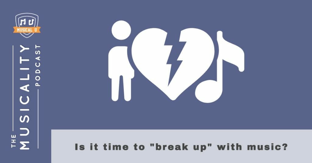 Is it time to “break up” with music?