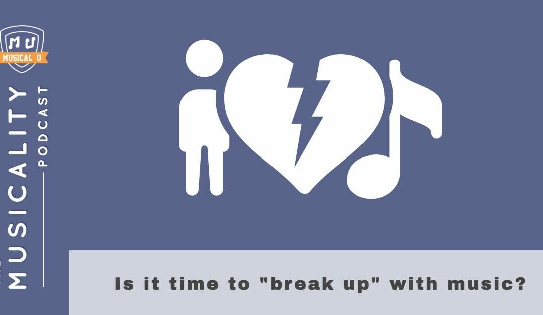 Is it time to “break up” with music?