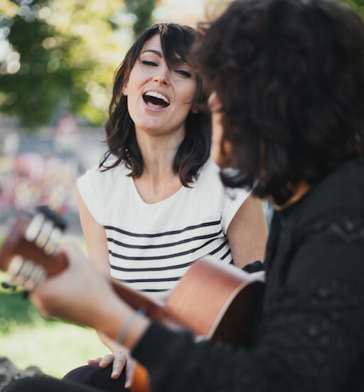 Musicians jamming